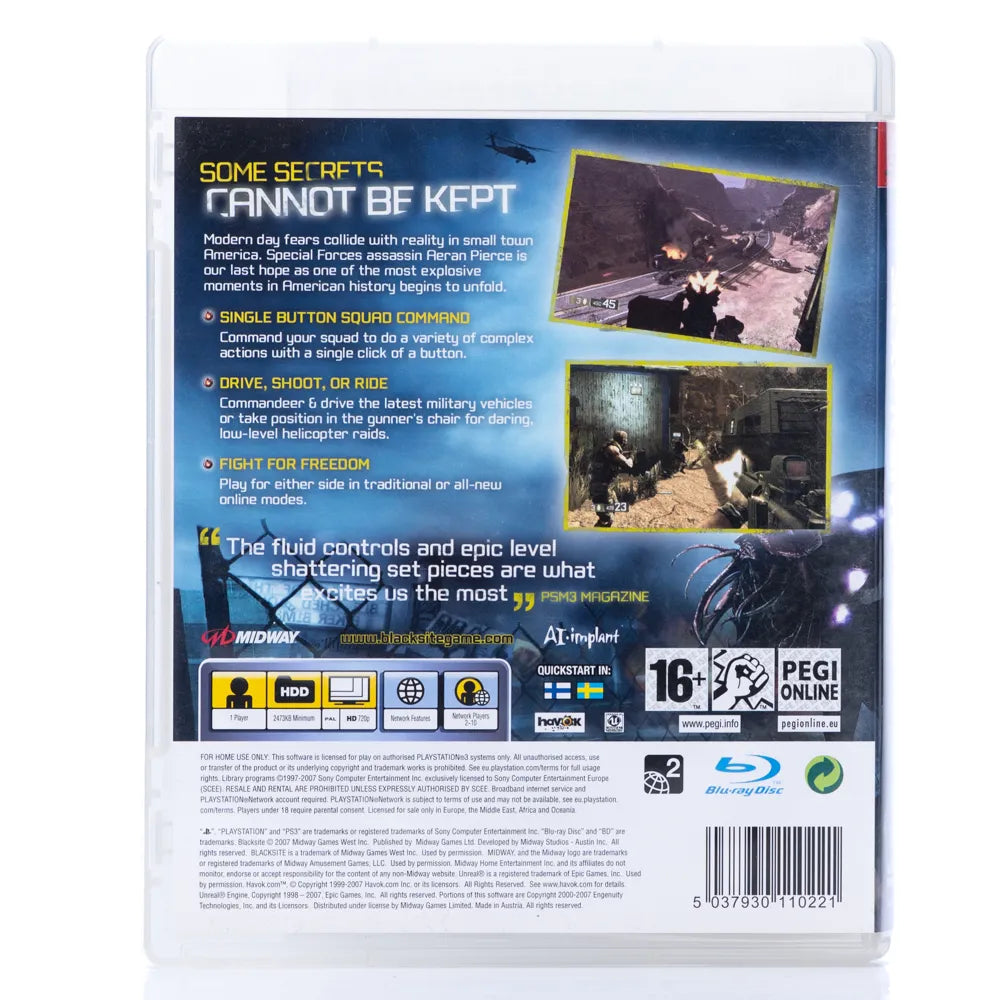 BlackSite Area 51 - PS3 spill - Retrospillkongen