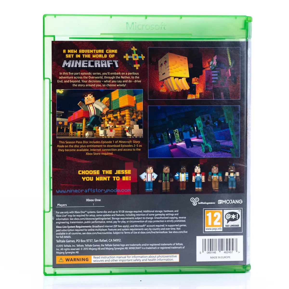 Minecraft: Story Mode Season One - Xbox One spill - Retrospillkongen