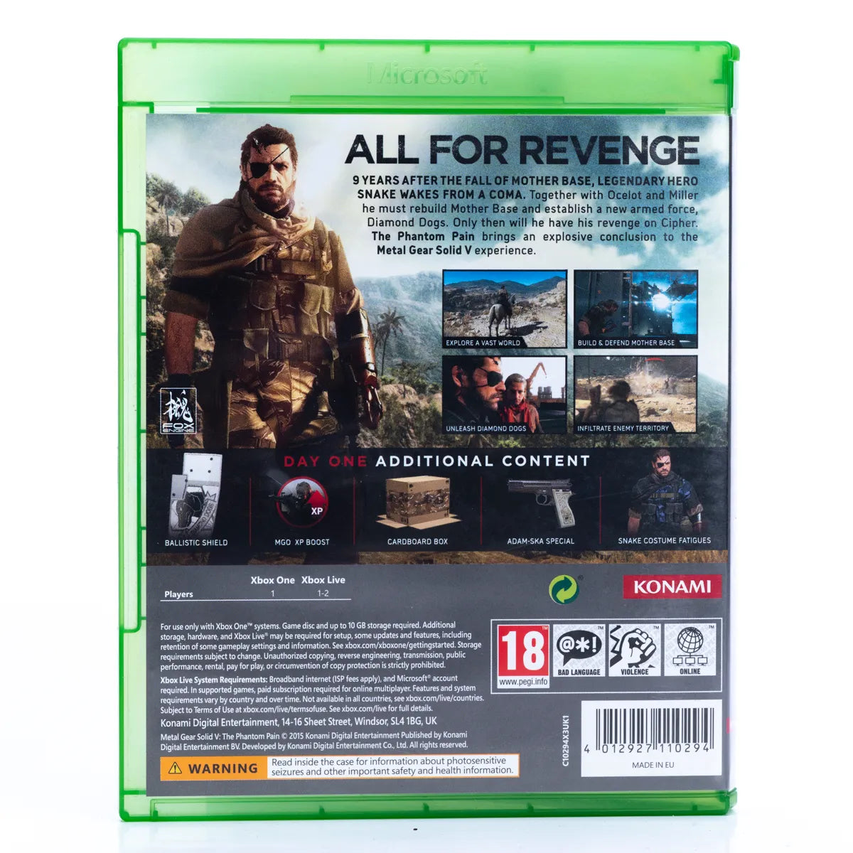 Metal Gear Solid V: The Phantom Pain - Xbox One spill