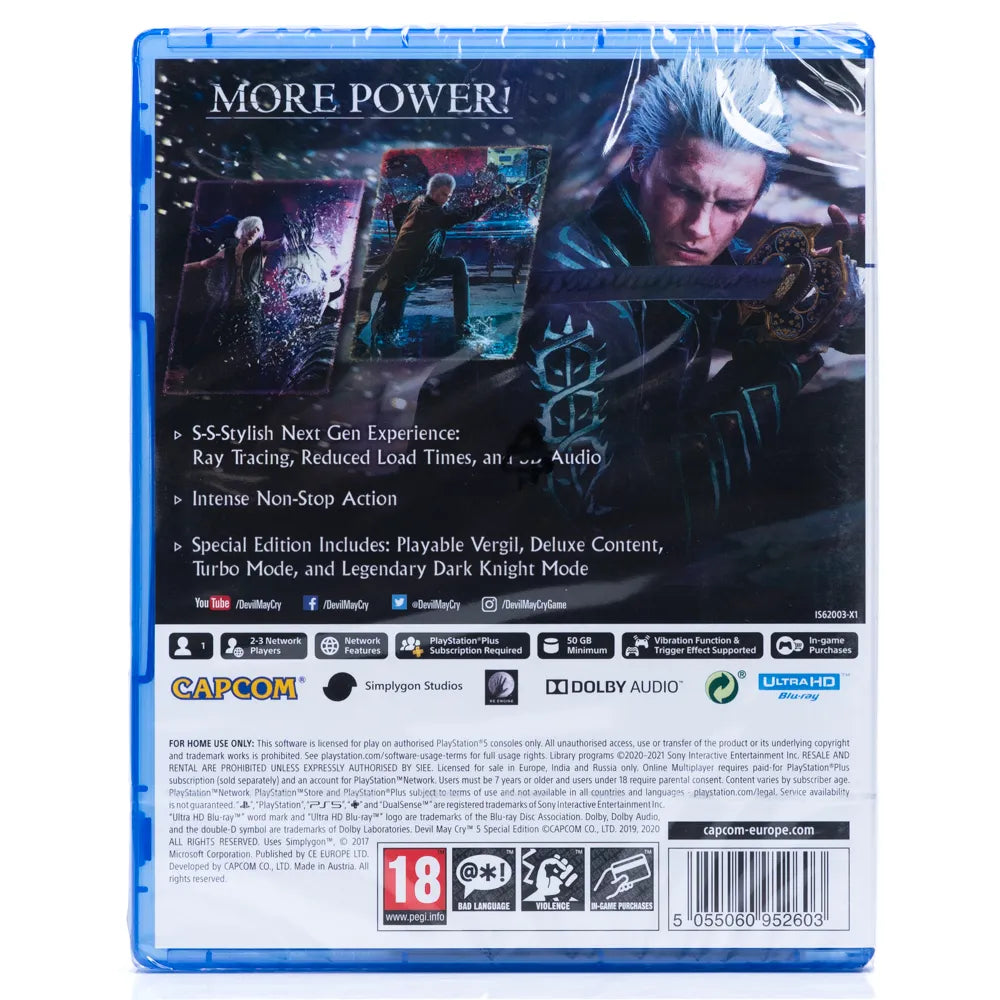Devil May Cry 5: Special Edition - PS5 spill (Forseglet) - Retrospillkongen