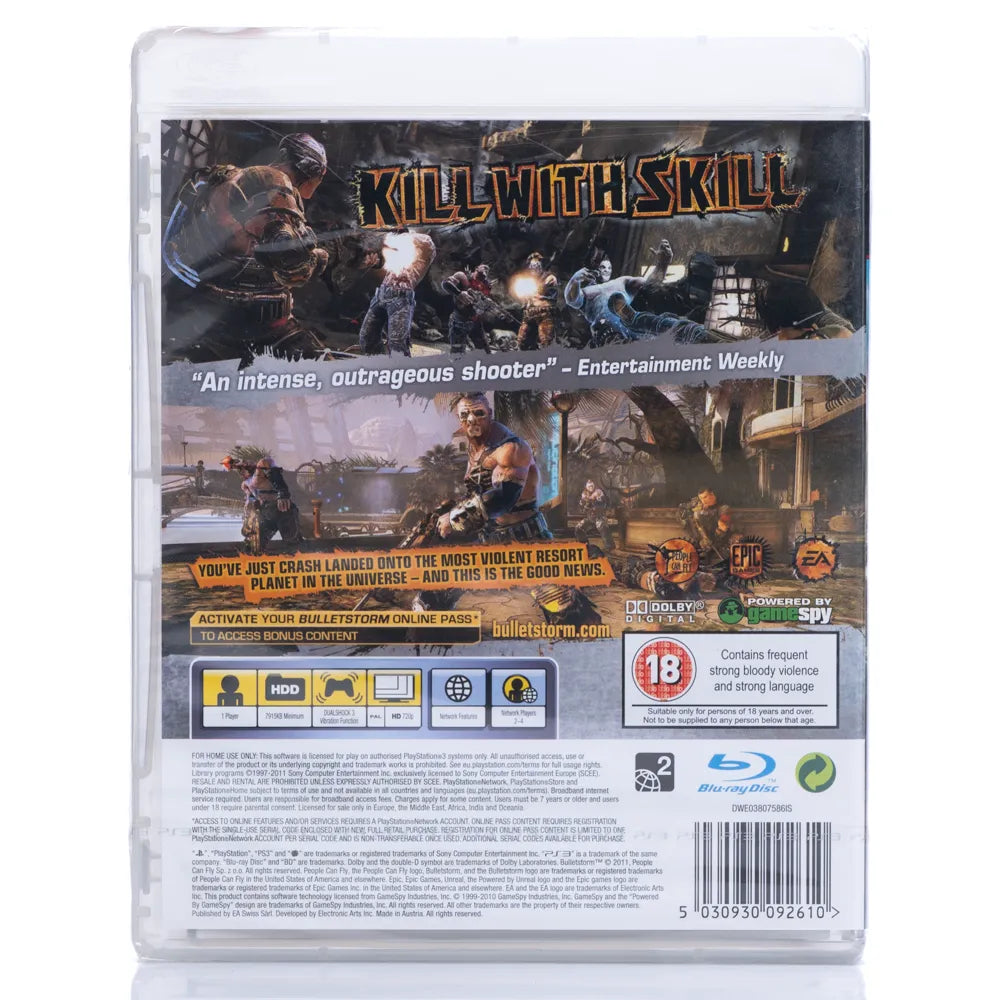 Bulletstorm (Forseglet) - PS3 spill - Retrospillkongen