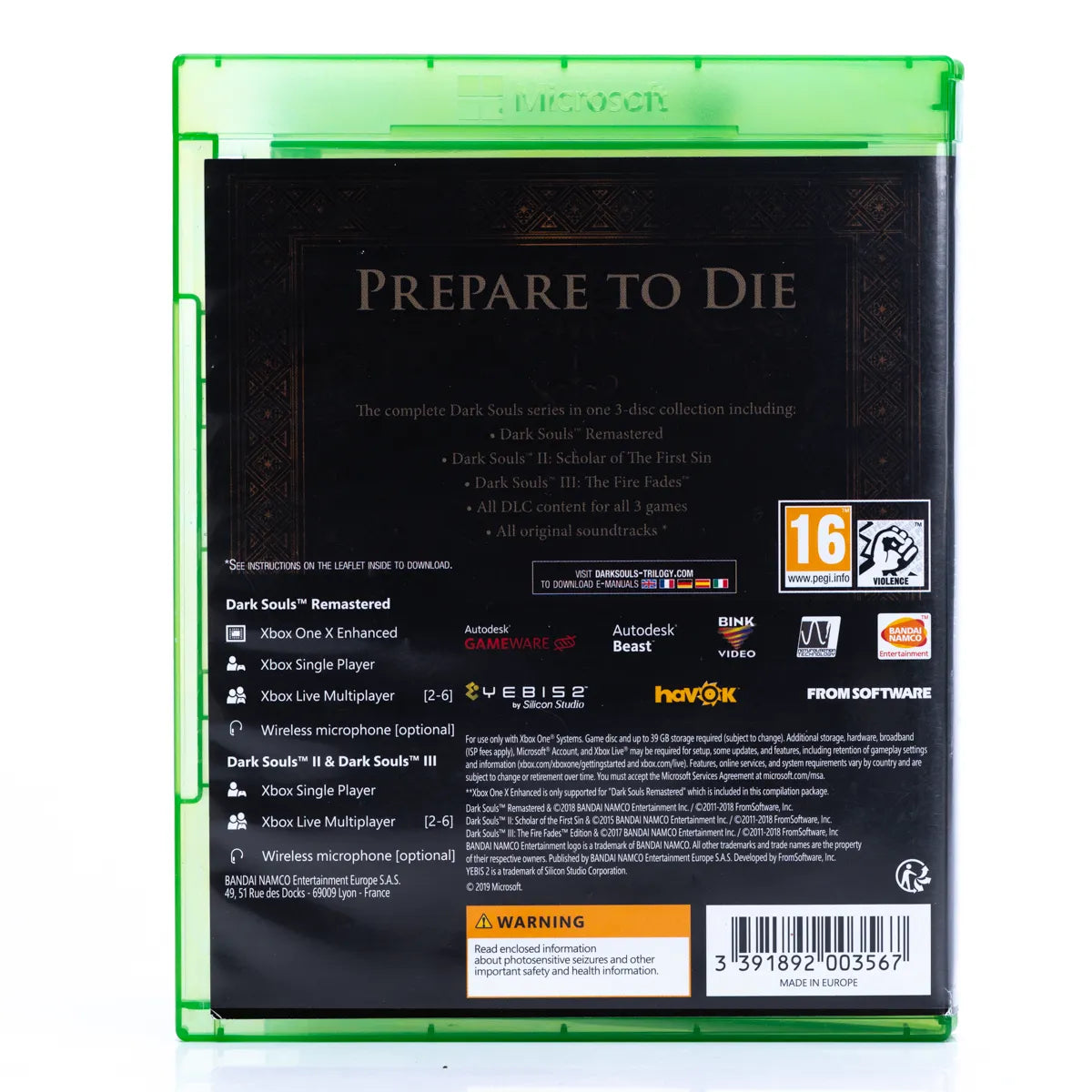 Dark Souls Trilogy - Xbox One spill
