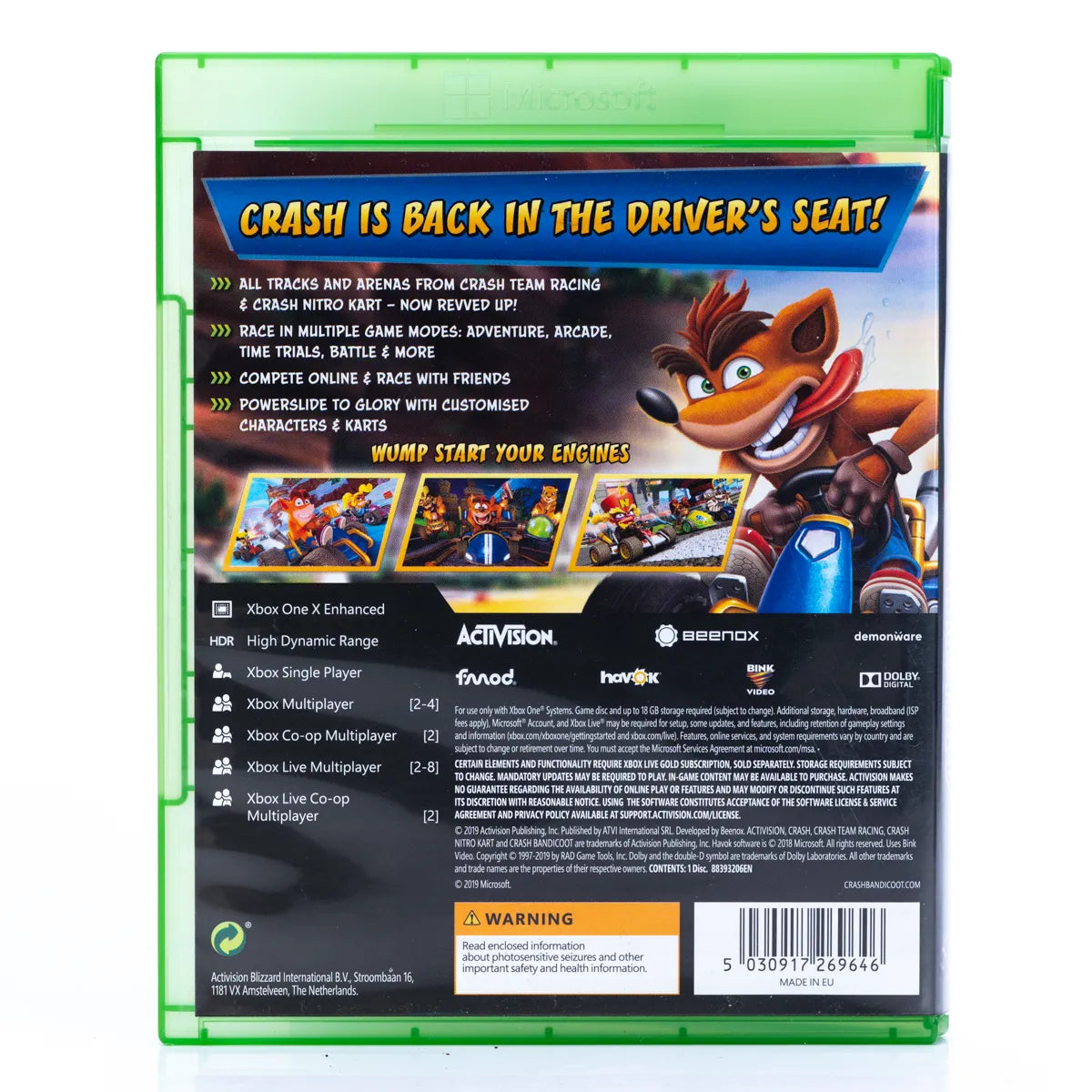 CTR: Crash Team Racing - Nitro-Fueled - Xbox One spill - Retrospillkongen