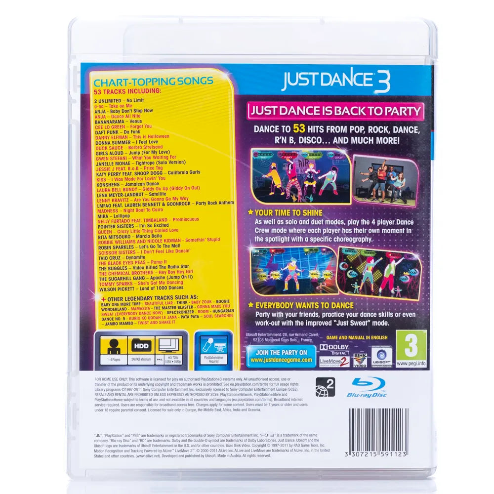 Just Dance 3 - PS3 spill - Retrospillkongen
