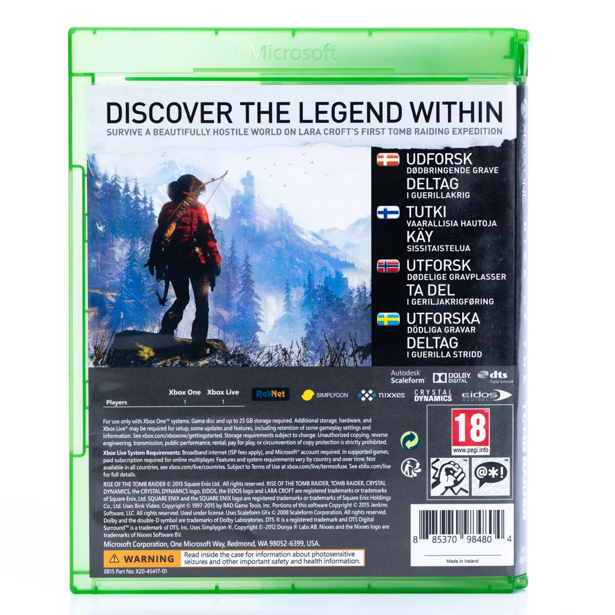 Rise of the Tomb Raider - Xbox One spill - Retrospillkongen