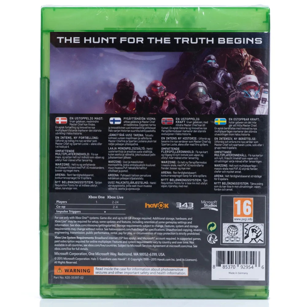 Halo 5: Guardians - Xbox One spill (Forseglet)