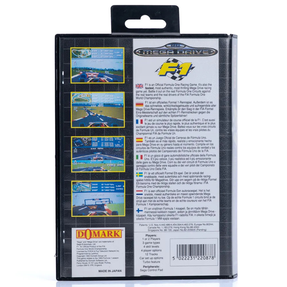 F1 - SEGA Mega Drive spill - Retrospillkongen