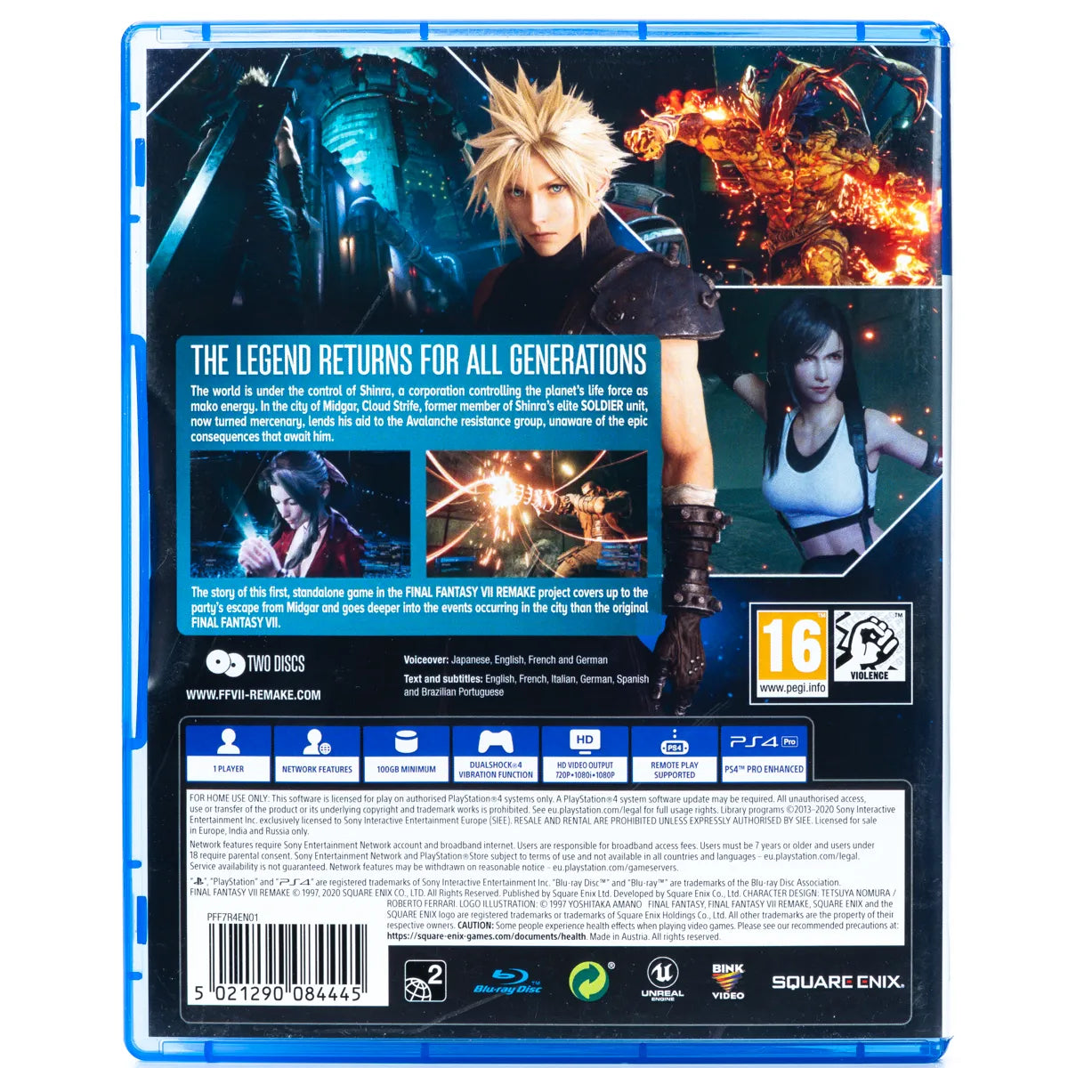 Final Fantasy VII: Remake - PS4 spill - Retrospillkongen