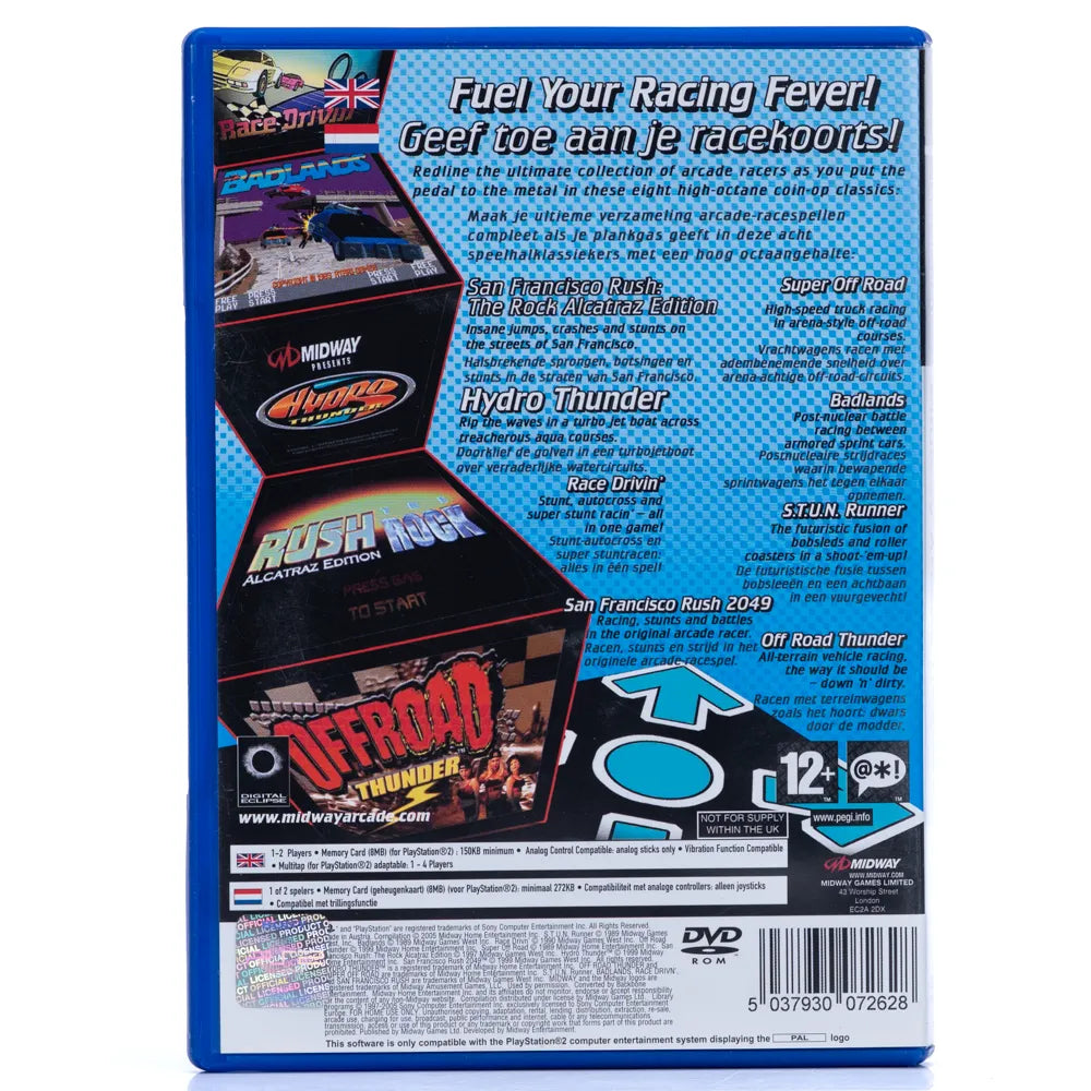 Midway Arcade Treasures 3 - PS2 spill - Retrospillkongen