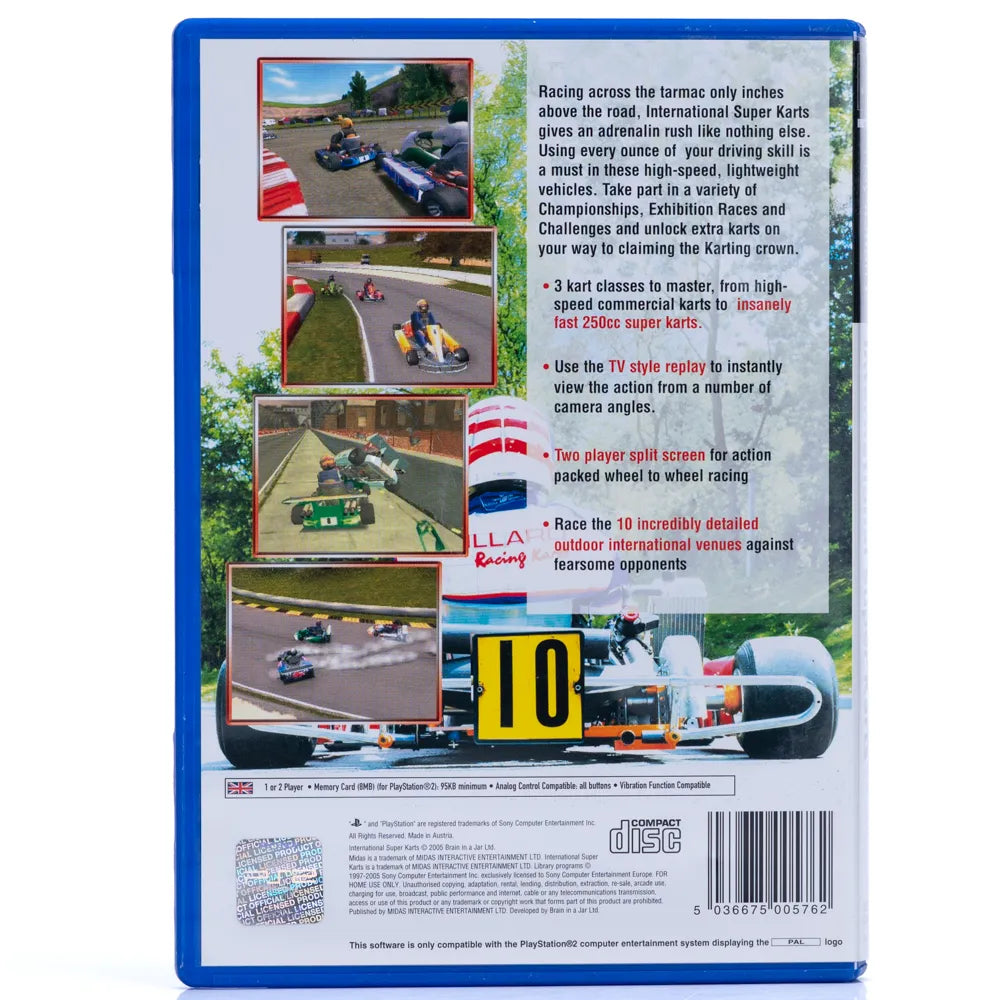 International Super Karts - PS2 spill - Retrospillkongen