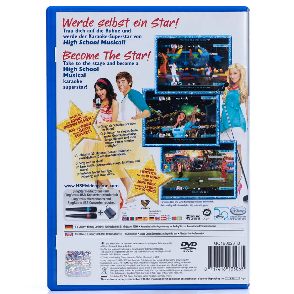 Disney High School Musical: Sing It! - PS2 spill - Retrospillkongen