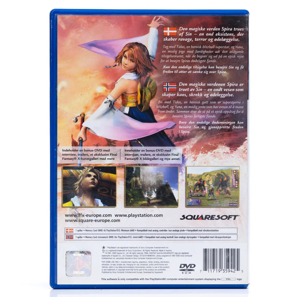 Final Fantasy X - PS2 spill
