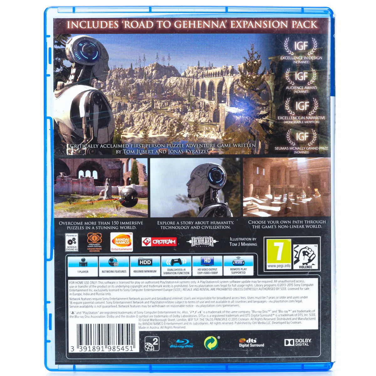 The Talos Principle Deluxe Edition - PS4 Spill - Retrospillkongen