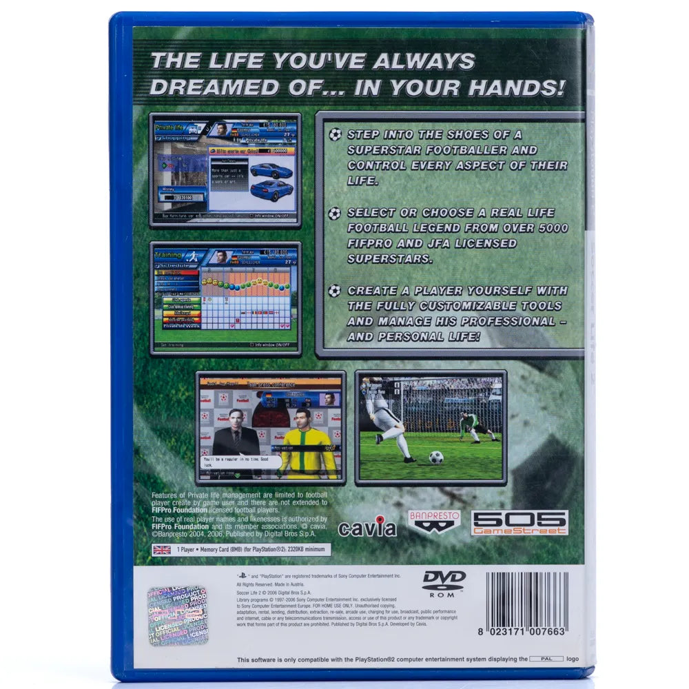 Soccer Life 2 - PS2 spill - Retrospillkongen