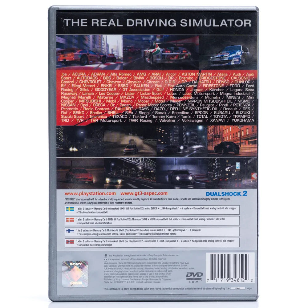 Gran Turismo 3: A-spec - PS2 spill