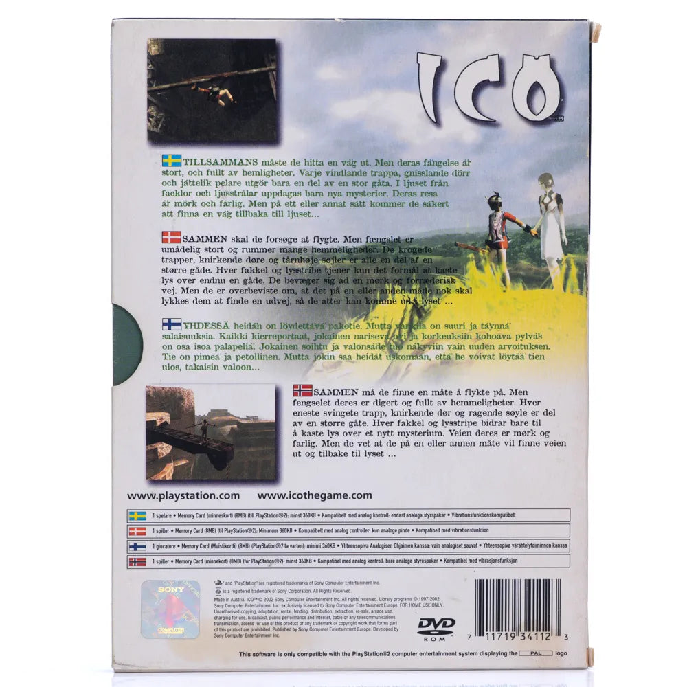 ICO Limited Edition (Kunstkort inkludert) - PS2 spill - Retrospillkongen