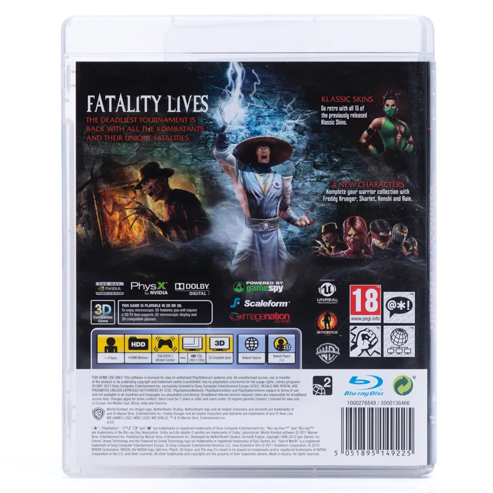Mortal Kombat: Komplete Edition - PS3 spill