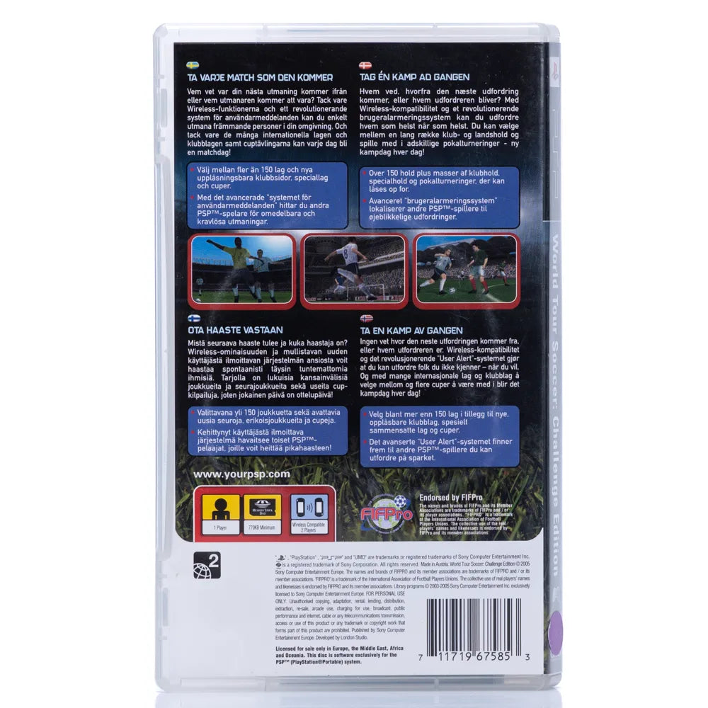 World Tour Soccer Challenge Edition - PSP spill - Retrospillkongen