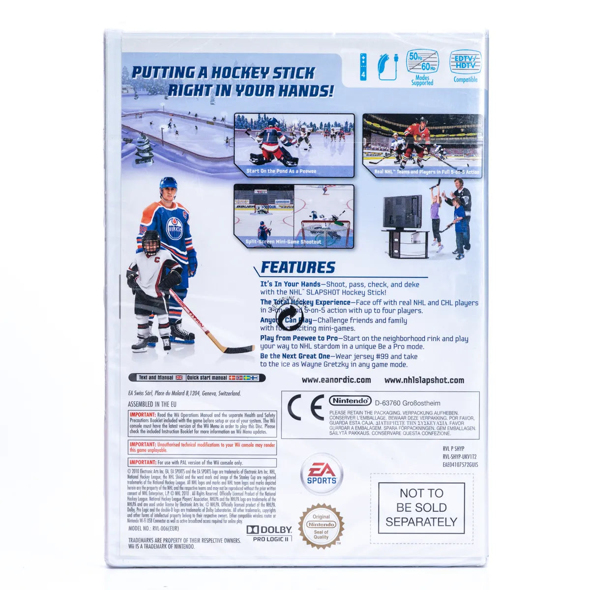 NHL Slapshot - Wii Spill (Forseglet) - Retrospillkongen