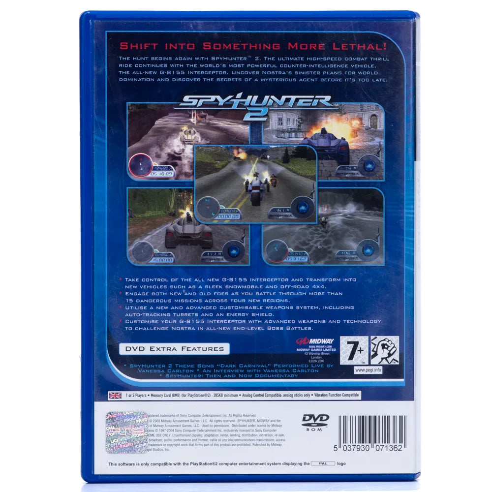 SpyHunter 2 - PS2 spill - Retrospillkongen
