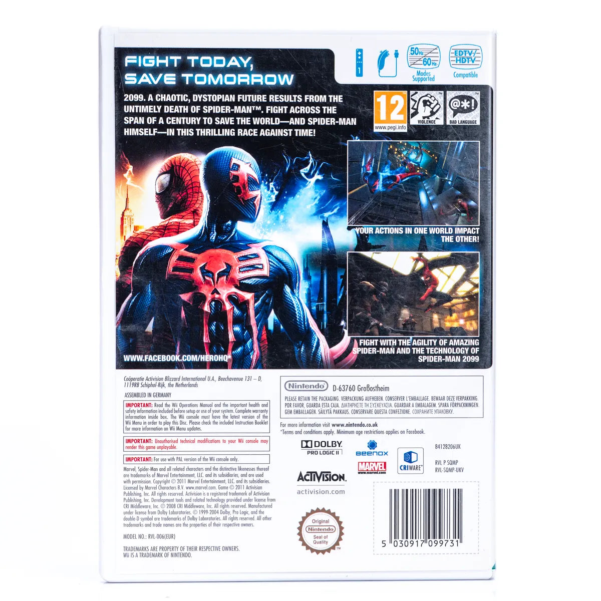 Spider-Man: Edge of Time - Wii spill - Retrospillkongen