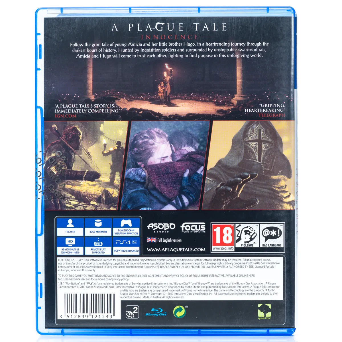 A Plague Tale: Innocence - PS4 Spill - Retrospillkongen