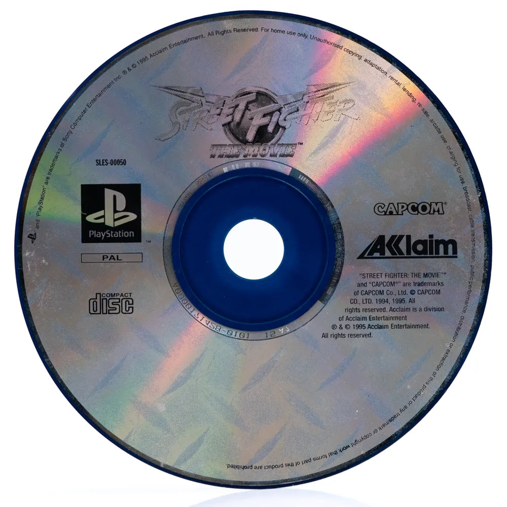 Street Fighter: The Movie - PS1 spill - Retrospillkongen