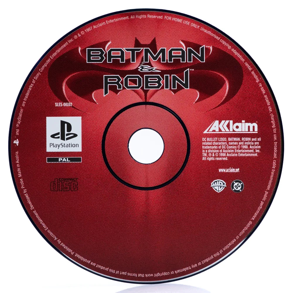 Batman & Robin - PS1 spill - Retrospillkongen