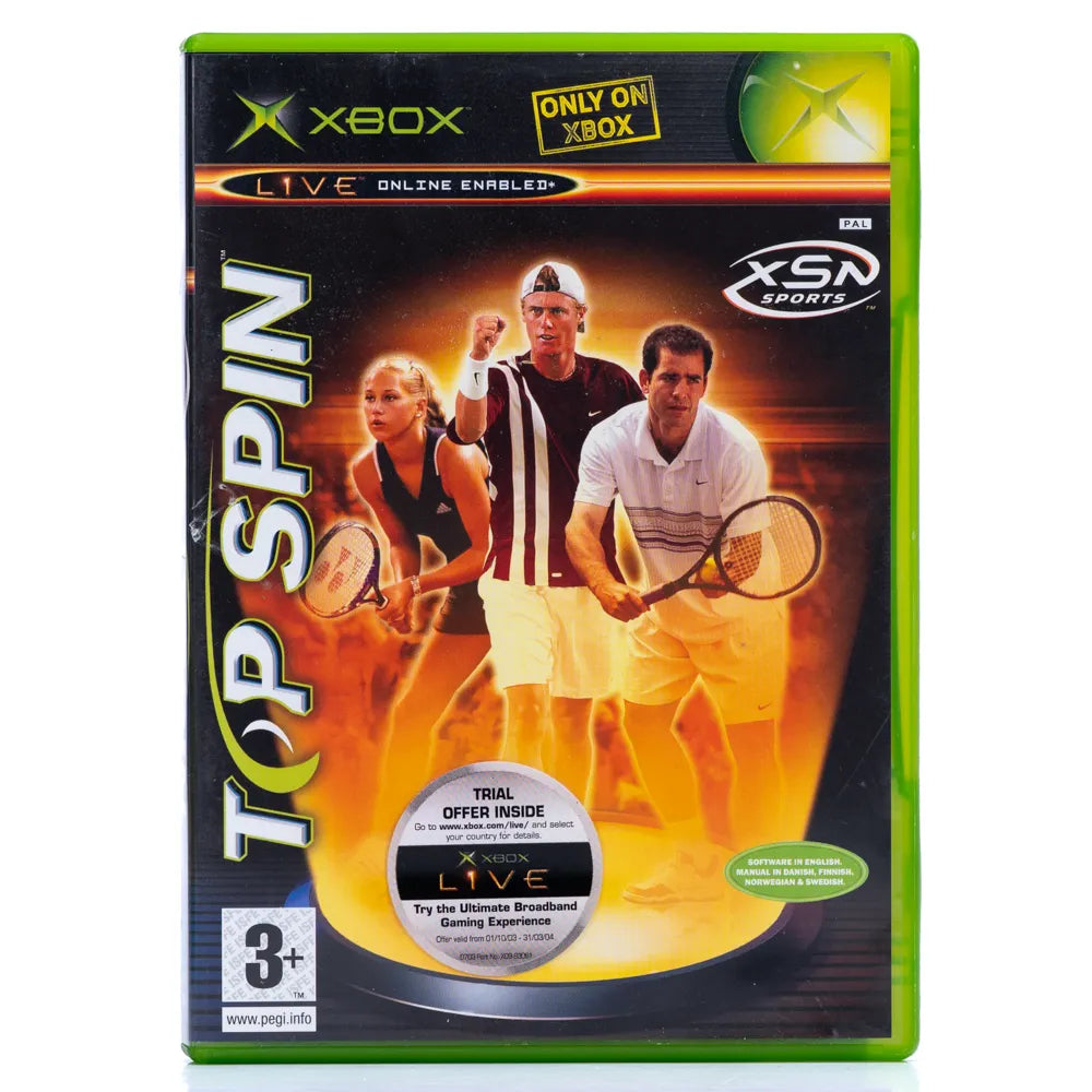 Top Spin - Xbox spill - Retrospillkongen