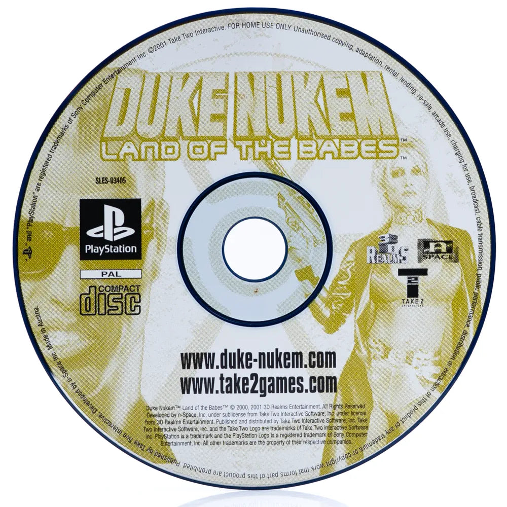 Duke Nukem: Land of the Babes - PS1 spill - Retrospillkongen