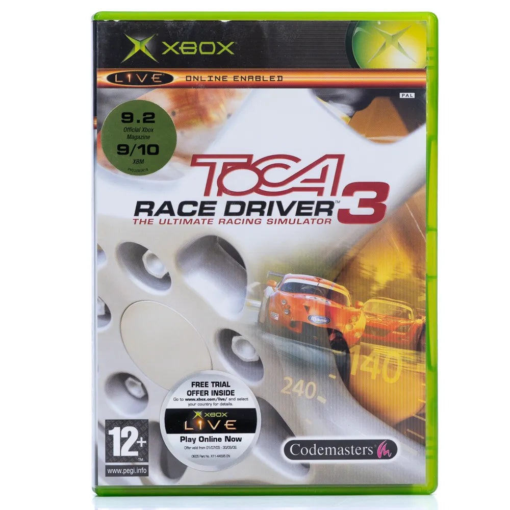 TOCA Race Driver 3 - Xbox spill - Retrospillkongen