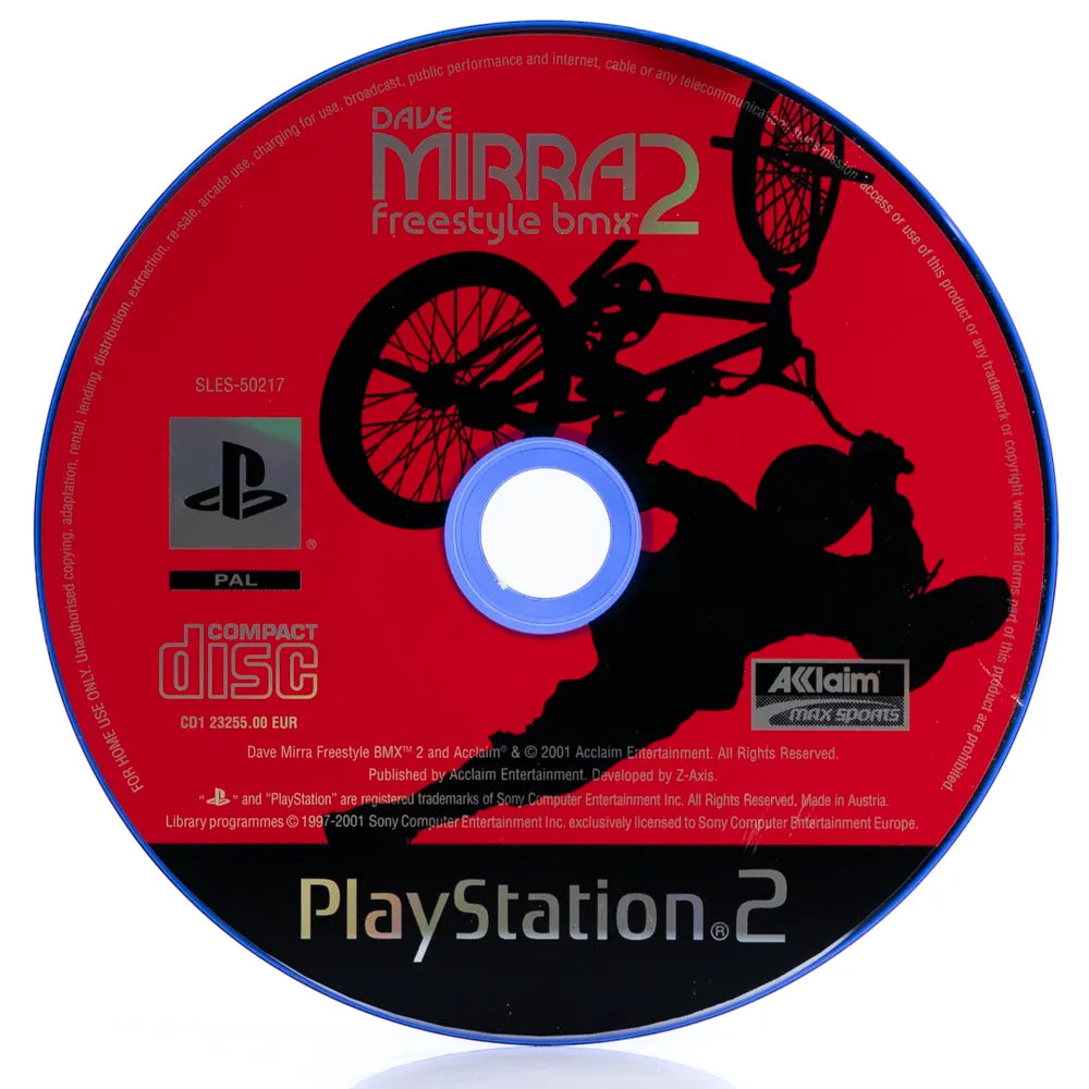Dave Mirra Freestyle BMX 2 - PS2 spill - Retrospillkongen