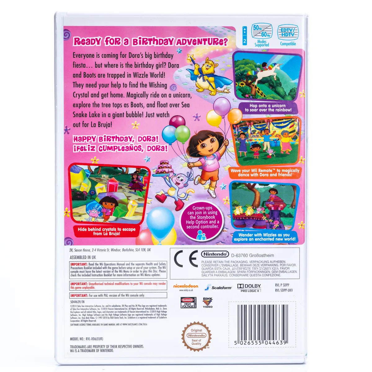 Nickelodeon Dora the Explorer: Dora's Big Birthday Adventure - Wii spill - Retrospillkongen