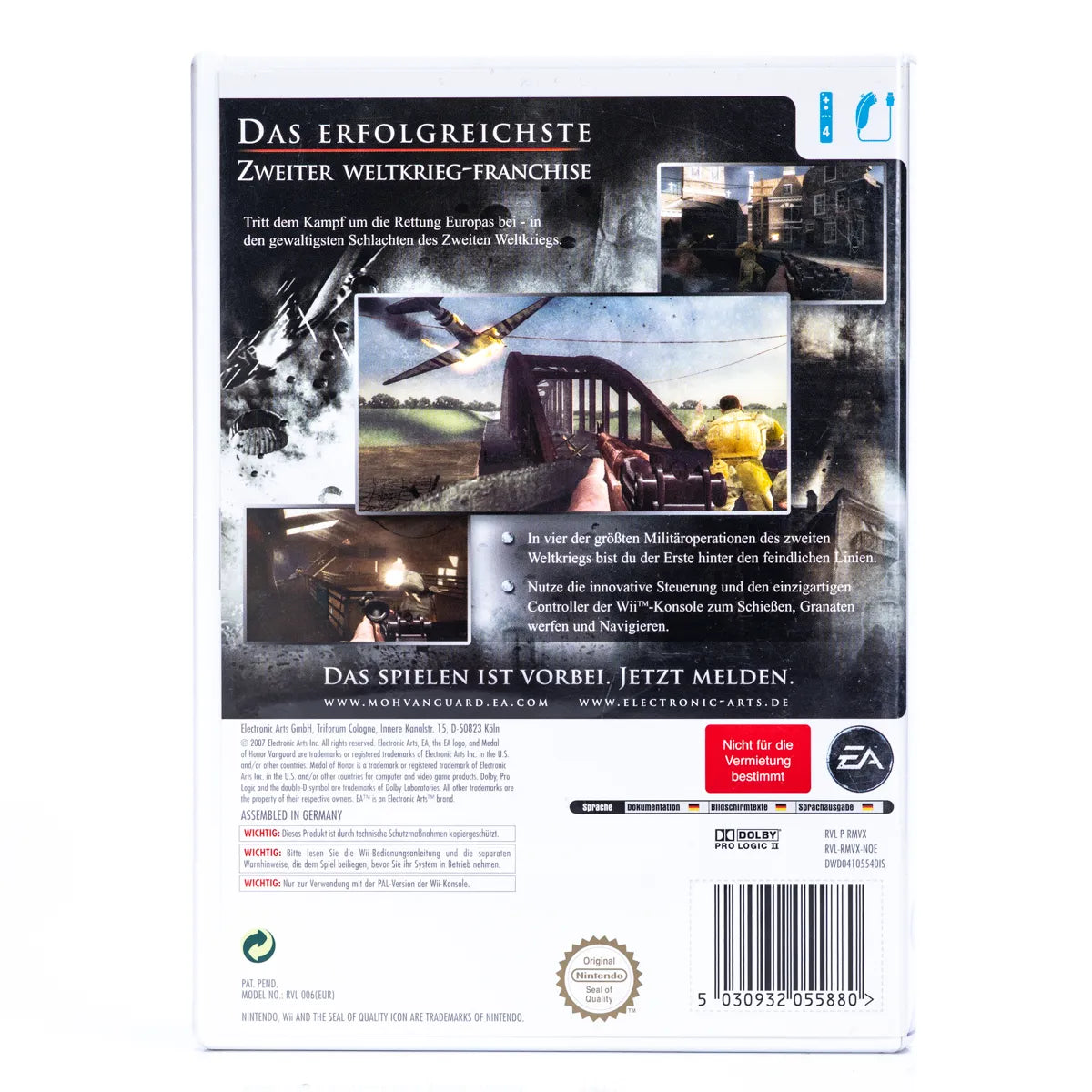 Medal of Honor: Vanguard - Wii spill - Retrospillkongen