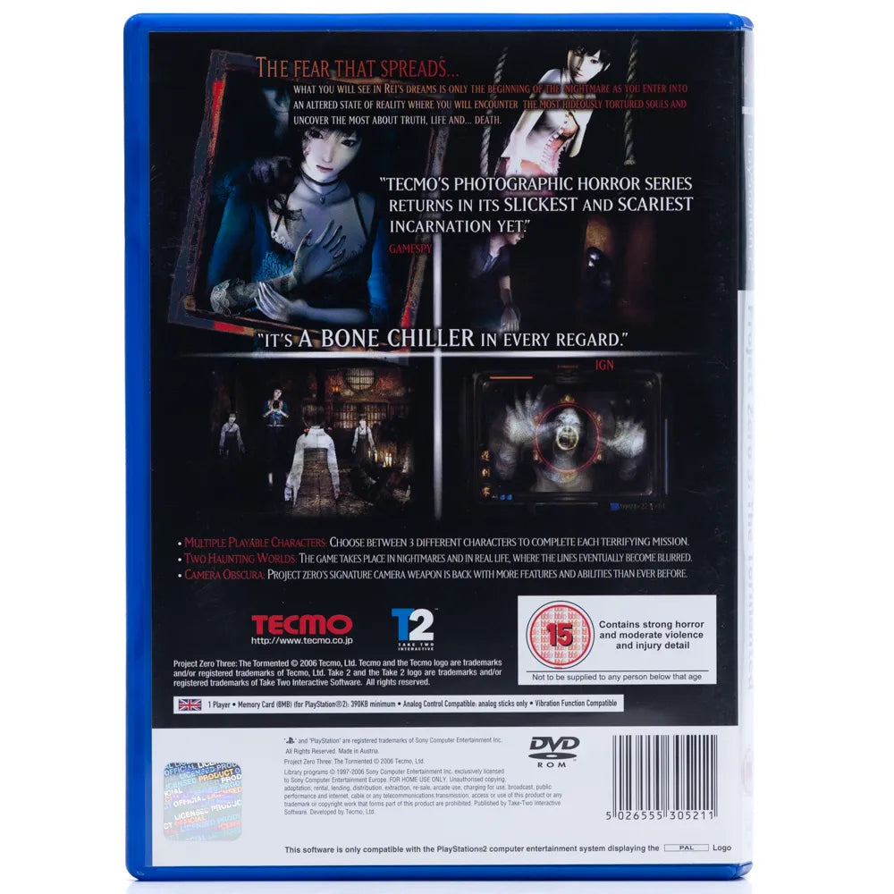 Project Zero 3: The Tormented - PS2 spill - Retrospillkongen