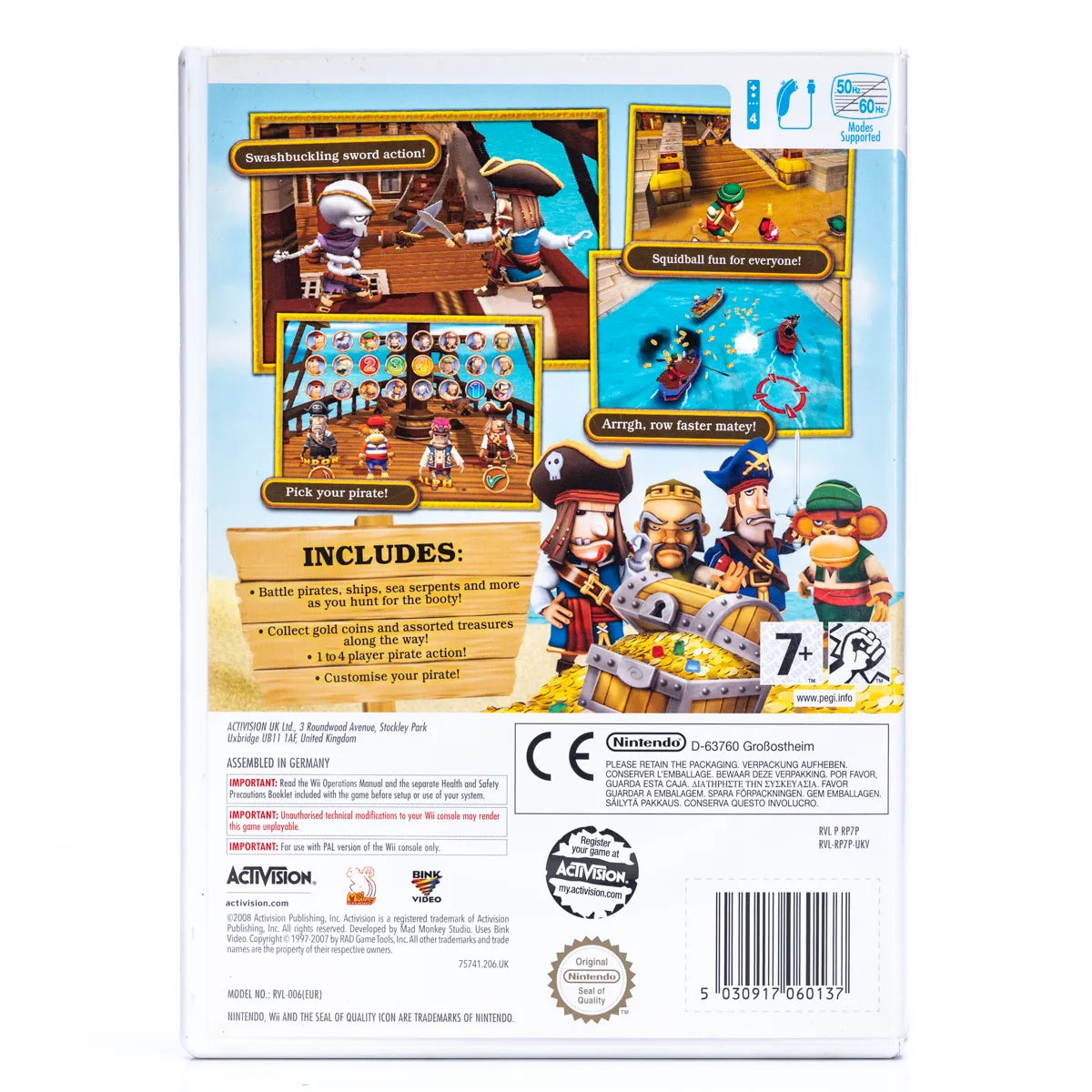 Pirates: Hunt for Blackbeard's Booty - Wii spill - Retrospillkongen