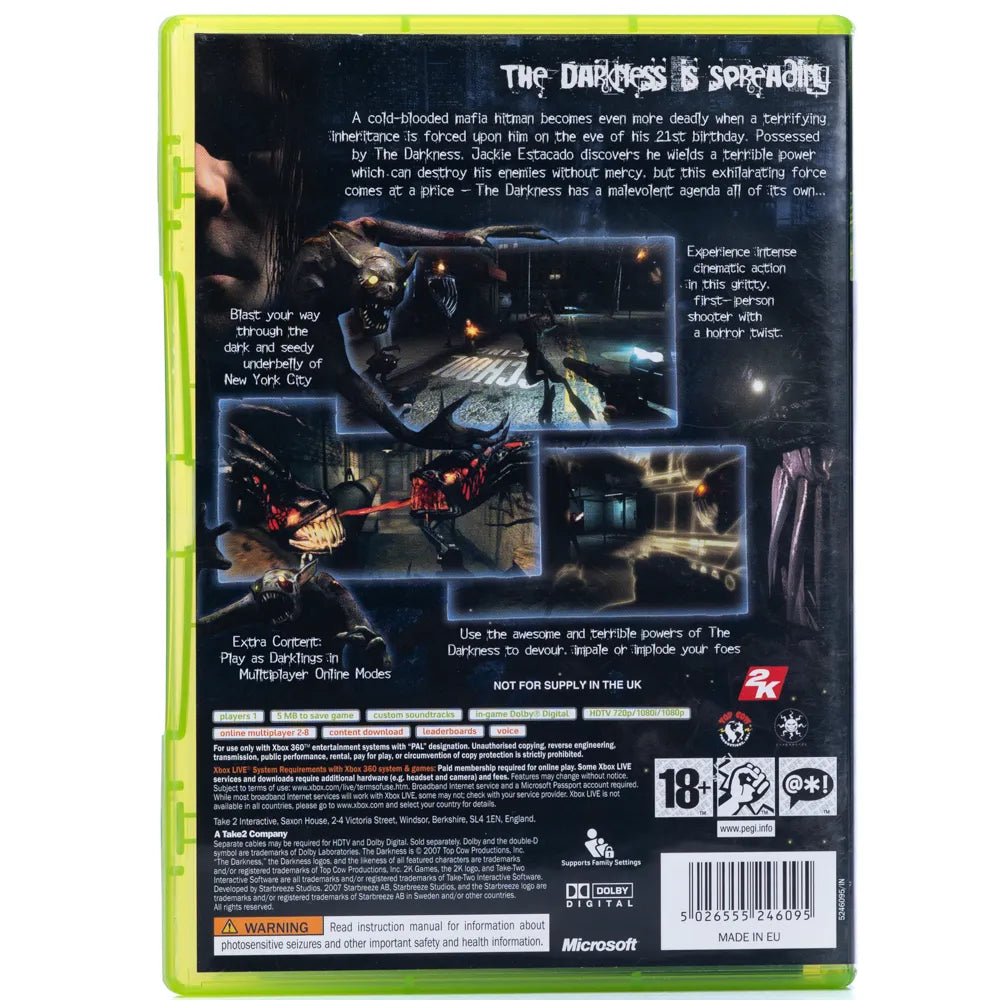 The Darkness - Xbox 360 spill - Retrospillkongen