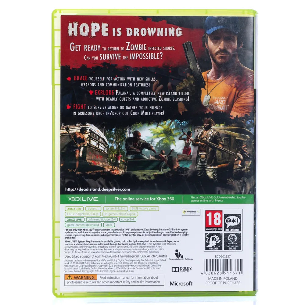 Dead Island: Riptide Special Edition - Xbox 360 spill - Retrospillkongen