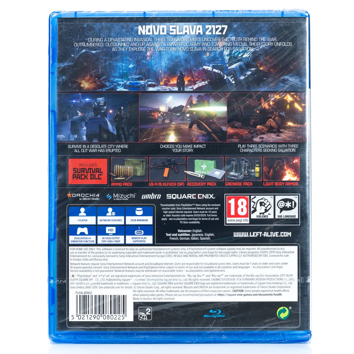 Left Alive (Day One Edition) - PS4 spill (Forseglet) - Retrospillkongen