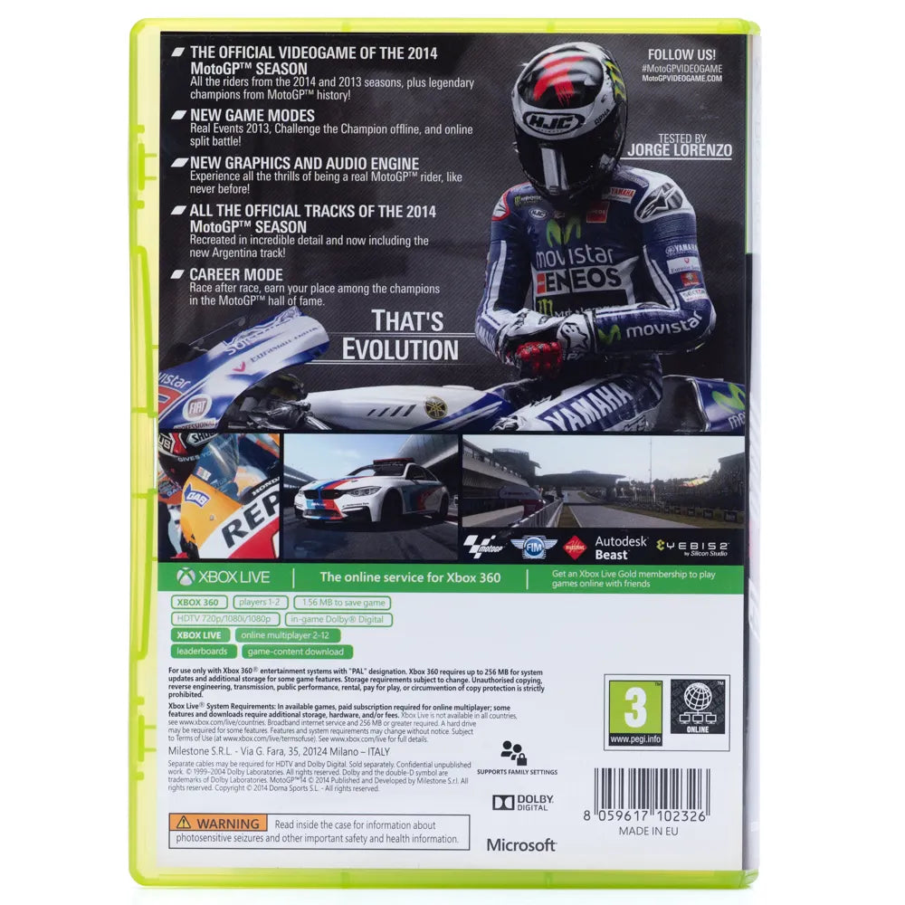 MotoGP 14 - Xbox 360 spill - Retrospillkongen