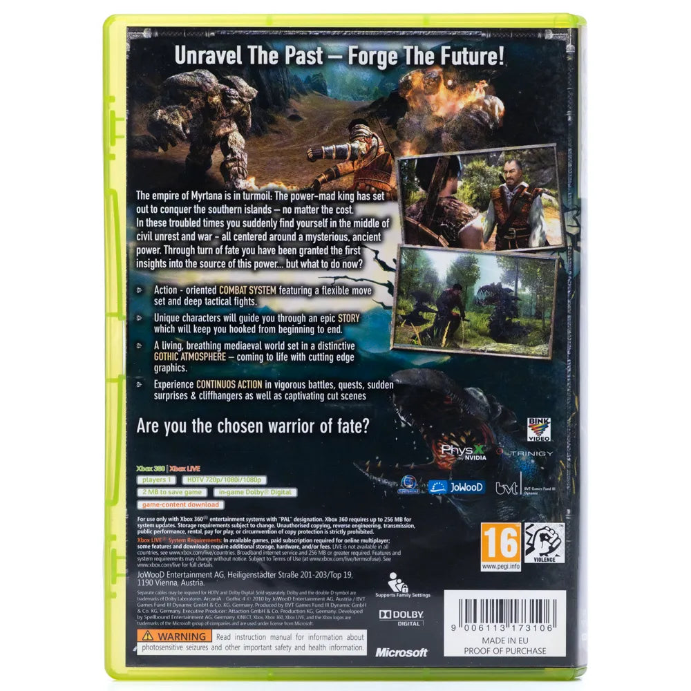 Arcania: Gothic 4 - Xbox 360 spill - Retrospillkongen