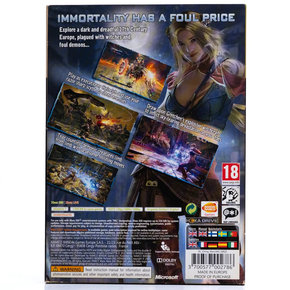 Knights Contract - Xbox 360 spill - Retrospillkongen