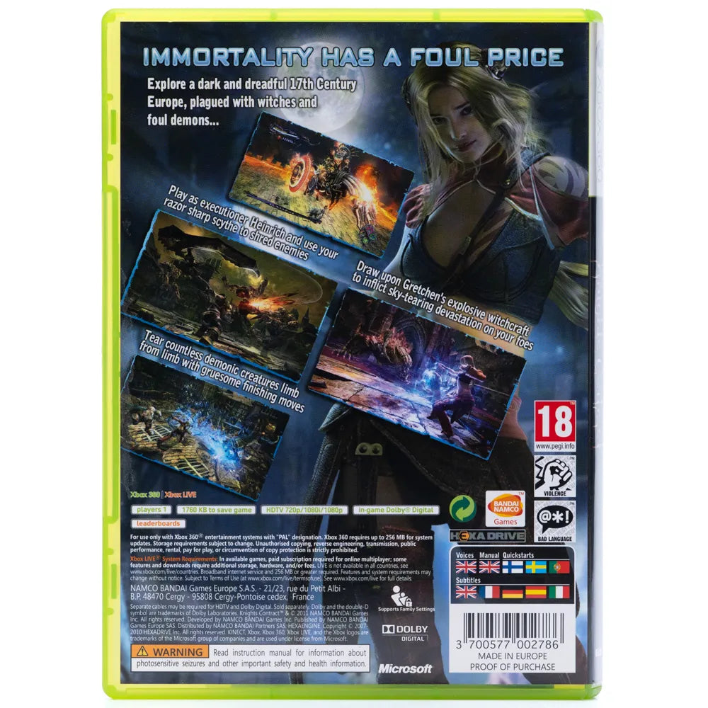 Knights Contract - Xbox 360 spill - Retrospillkongen