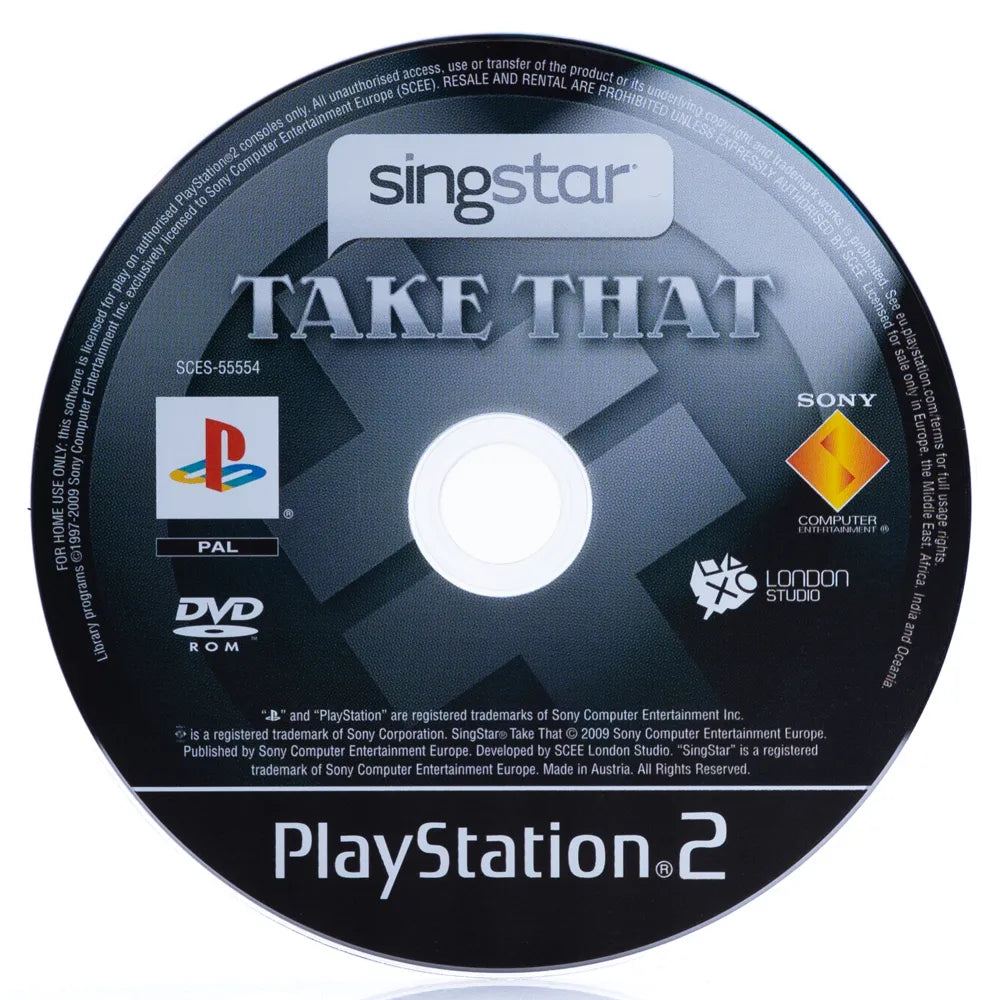 SingStar: Take That - PS2 spill - Retrospillkongen