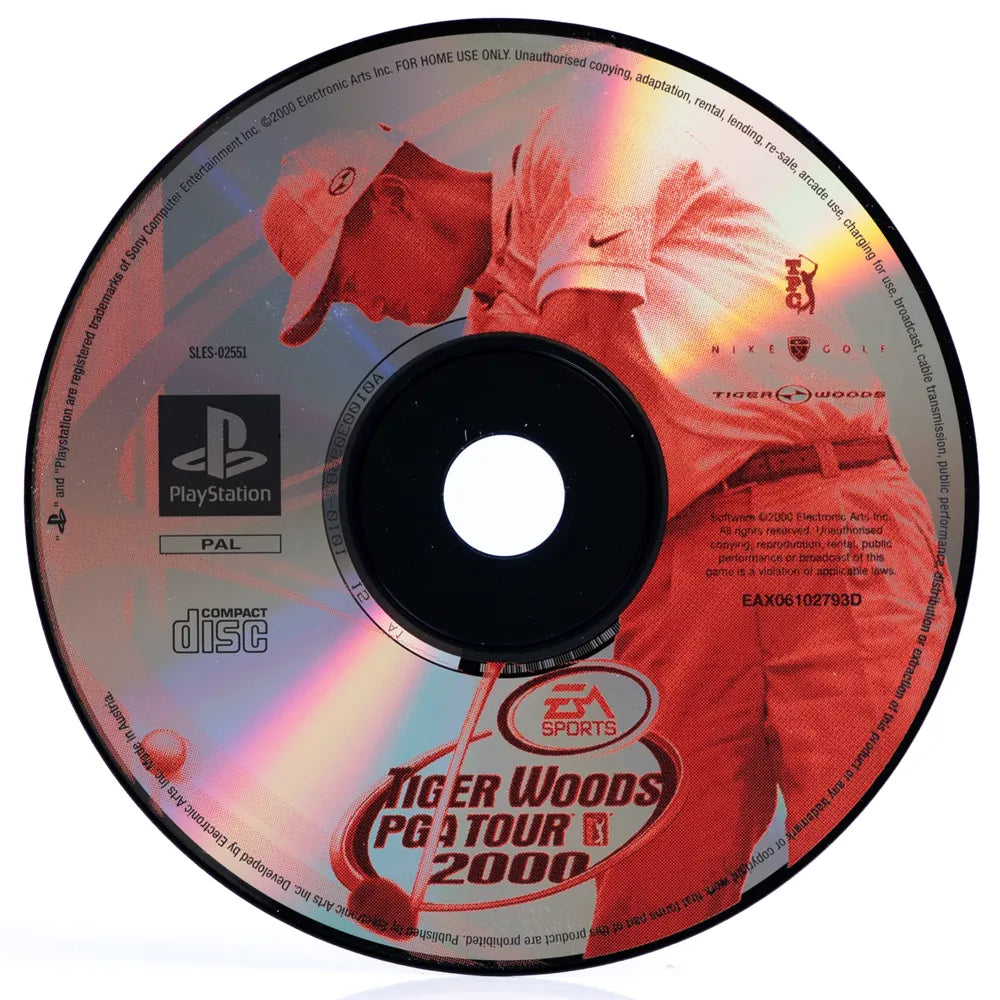 Tiger Woods PGA Tour 2000 - PS1 spill - Retrospillkongen