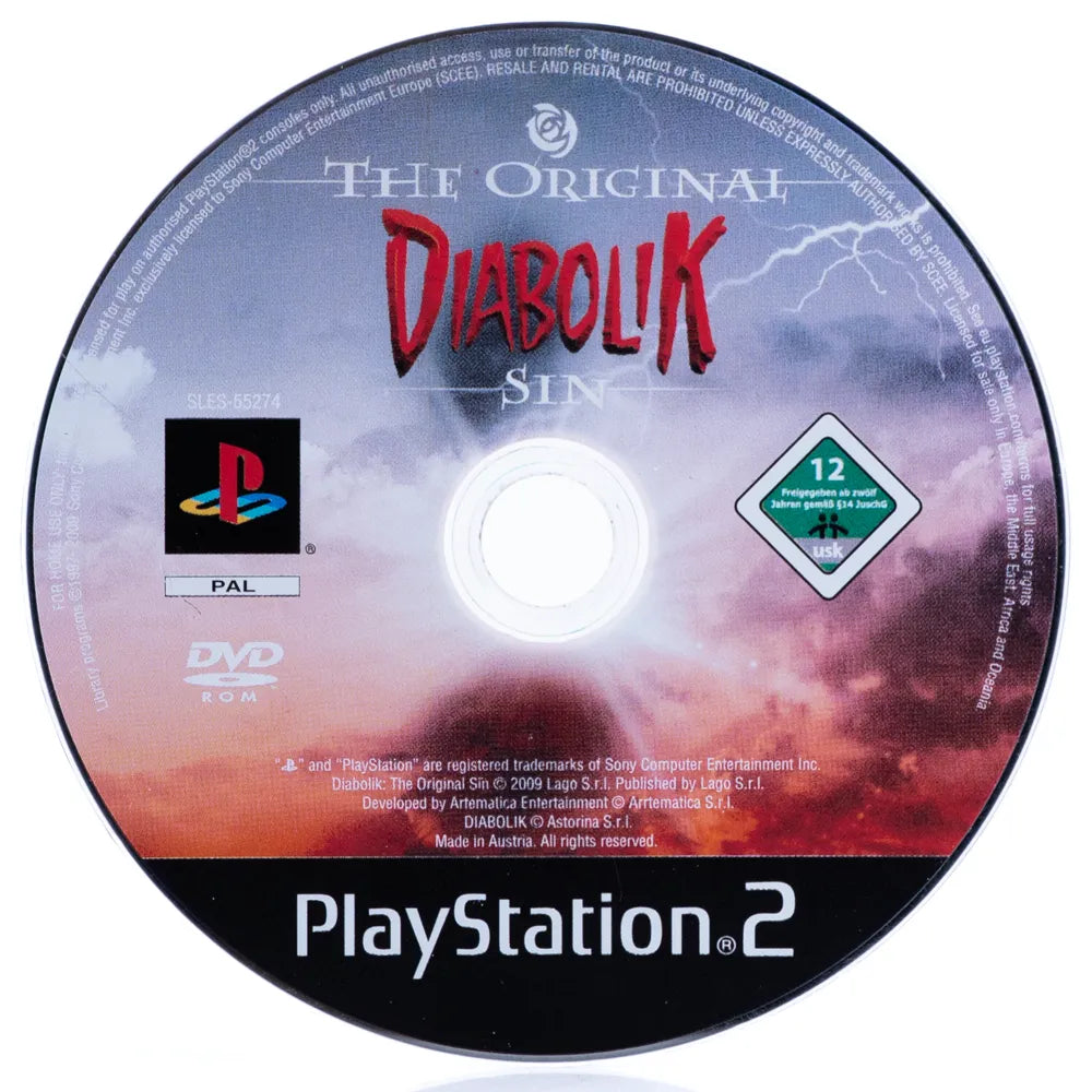 Diabolik: The Original Sin - PS2 spill