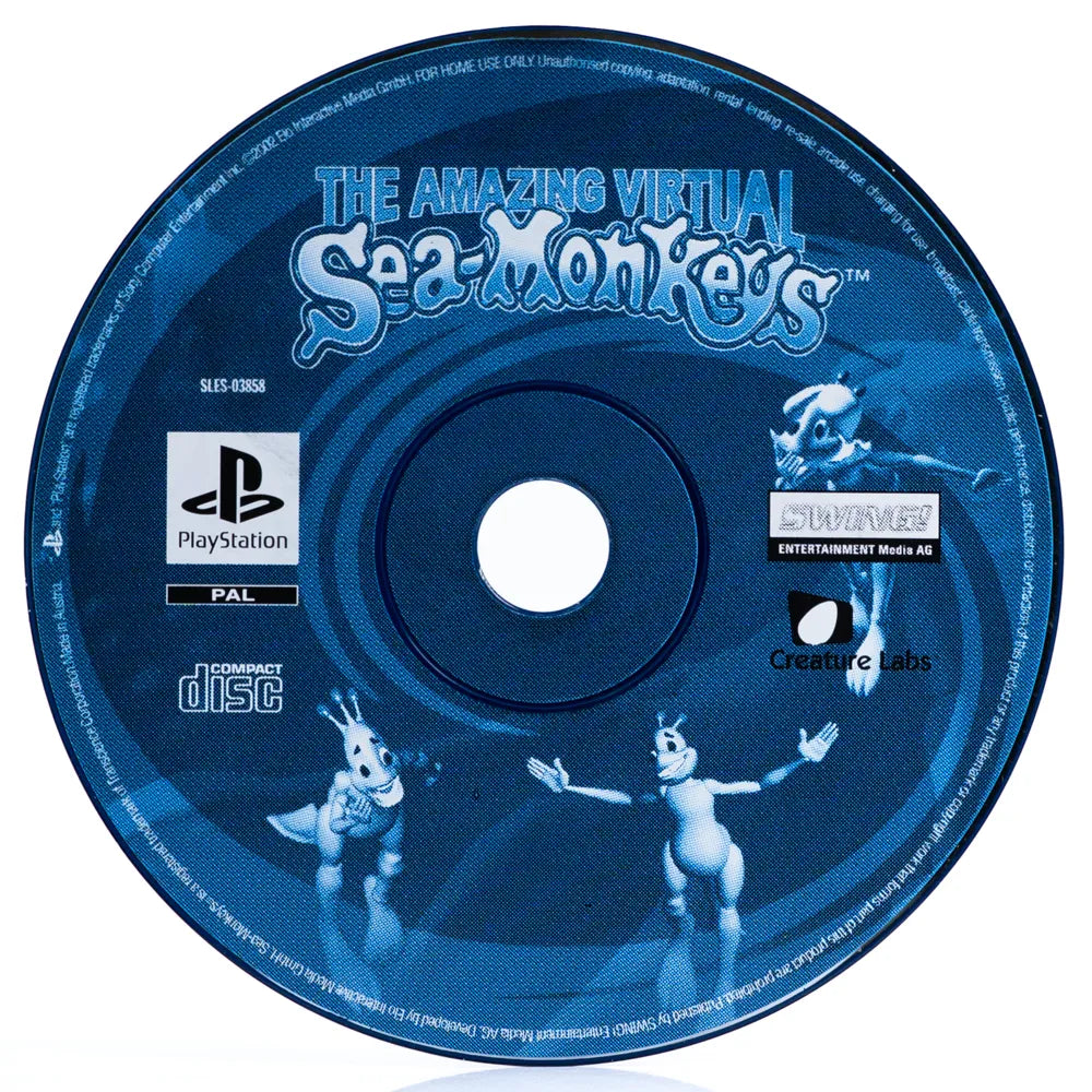 The Amazing Virtual Sea-Monkeys - PS1 spill - Retrospillkongen