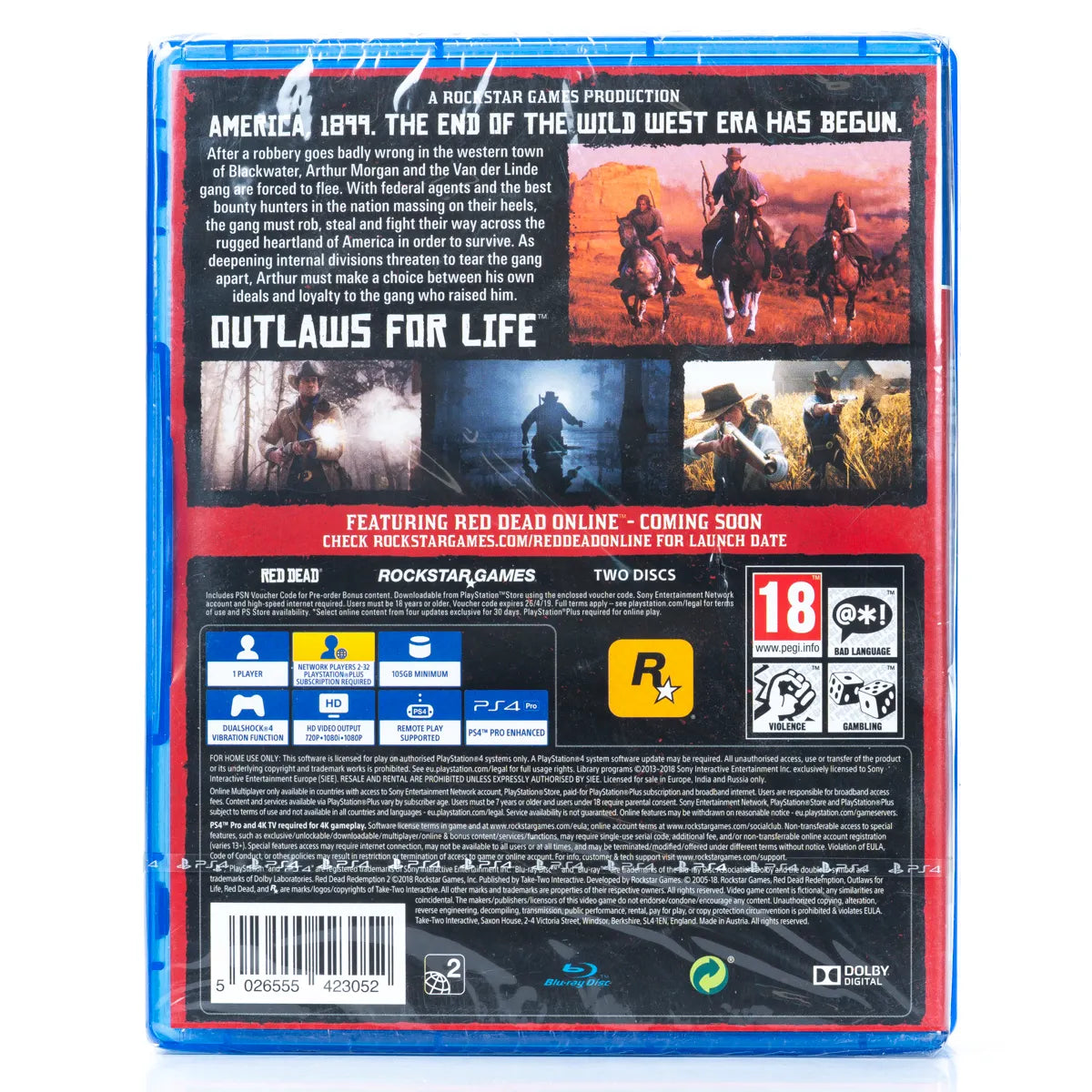 Red Dead Redemption II - PS4 spill (Forseglet) - Retrospillkongen