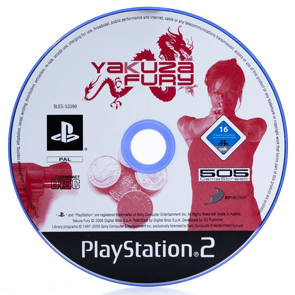 Yakuza Fury - PS2 spill