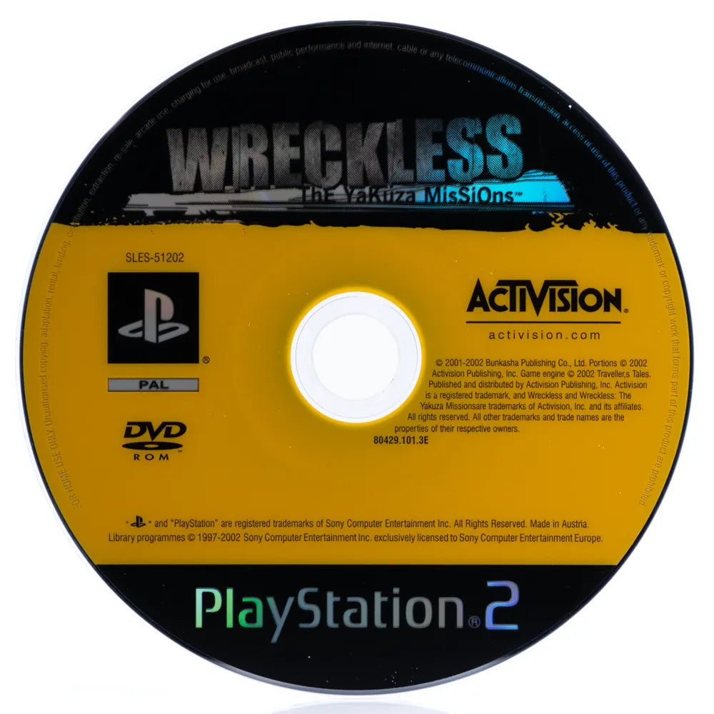 Wreckless: The Yakuza Missions - PS2 spill - Retrospillkongen